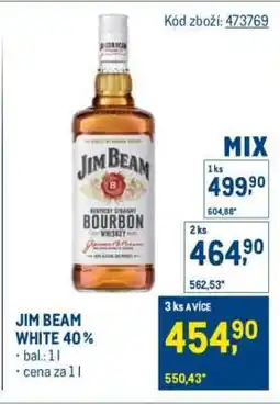 Makro Jim Beam White 40% nabídka