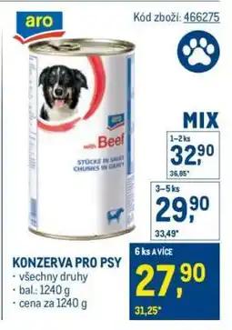 Makro Konzerva pro psy nabídka