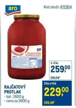 Makro Rajčatový protlak nabídka