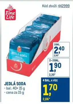 Makro JEDLÁ SODA nabídka