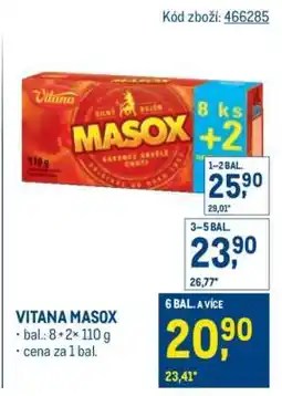 Makro Vitana Masox nabídka