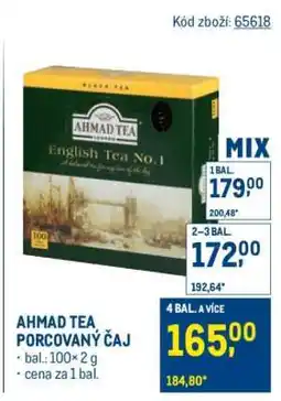 Makro AHMAD TEA PORCOVANÝ ČAJ nabídka