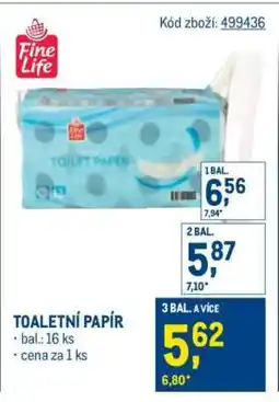 Makro Toaletní papír nabídka