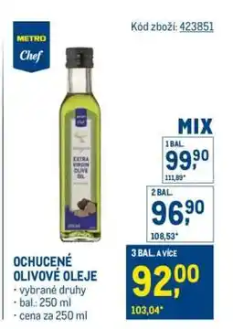 Makro Ochucené olivové oleje nabídka