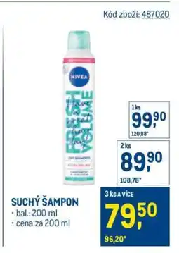 Makro Suchý šampon nabídka