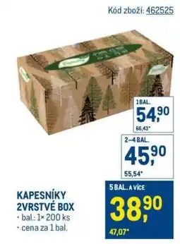 Makro KAPESNÍKY 2VRSTVÉ BOX nabídka