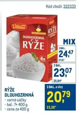Makro Rýže dlouhozrnná nabídka