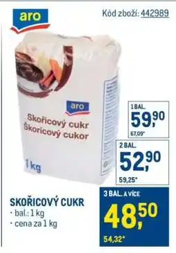 Makro SKOŘICOVÝ CUKR nabídka