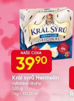 Hruška Král Sýrů Hermelín nabídka