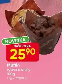 Hruška Muffin nabídka