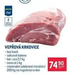 Makro VEPŘOVÁ KRKOVICE nabídka