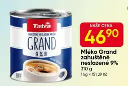 Hruška Mléko Grand zahuštěné neslazené 9% nabídka