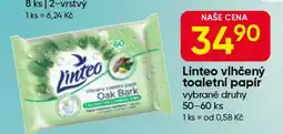 Hruška Linteo vlhčený toaletní papír nabídka