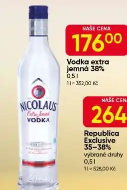 Hruška Vodka Extra jemná 38% nabídka