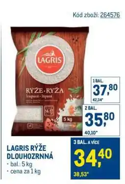 Makro Lagris rýže dlouhozrnná nabídka