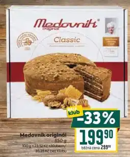 Billa MEDOVNÍK ORIGINAL nabídka