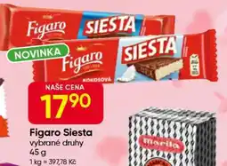 Hruška Figaro Siesta nabídka