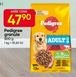 Hruška Pedigree granule nabídka