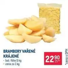 Makro BRAMBORY VAŘENÉ KRÁJENÉ nabídka