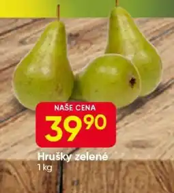 Hruška Hrušky zelené nabídka