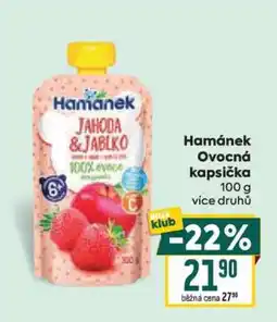 Billa Hamánek ovocná kapsička nabídka