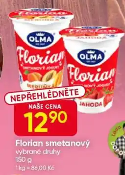 Hruška Florian smetanový nabídka
