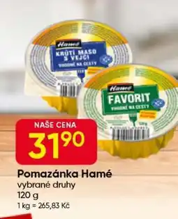 Hruška Pomazánka Hamé nabídka