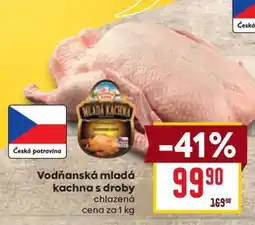 Billa Vodňanská mladá kachna s droby nabídka