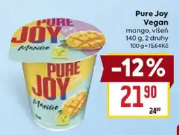 Billa Pure Joy Vegan nabídka