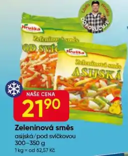 Hruška Zeleninová směs nabídka