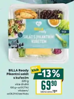 Billa BILLA Ready Pikantní salát s kuřecím nabídka