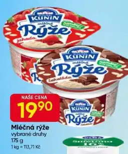 Hruška Mléčná rýže nabídka