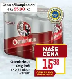 Billa Gambrinus Originál nabídka