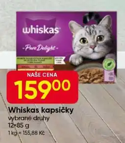 Hruška Whiskas Kapsičky nabídka