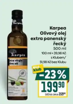 Billa Karpea Olivový olej extra panenský řecký nabídka