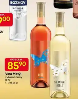 Hruška Víno Motýl nabídka