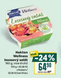 Billa Nekton Wellness Lososový salát nabídka