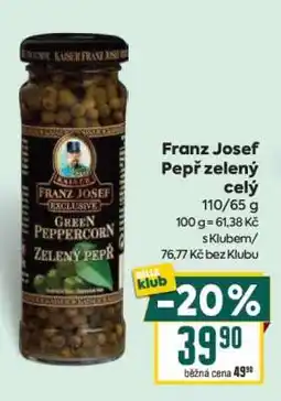 Billa Franz Josef Pepř zelený celý nabídka