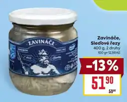 Billa Zavináče, Sleděvé řezy nabídka