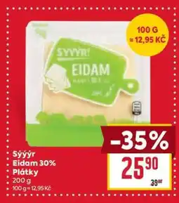 Billa SÝR EIDAM 30% PLÁTKY nabídka
