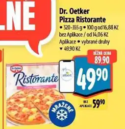 Albert Dr. Oetker Pizza Ristorante nabídka