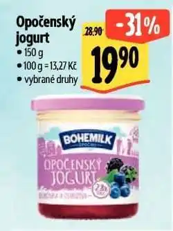 Albert Opočenský jogurt nabídka