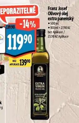 Albert Franz Josef Olivový olej extra panenský nabídka