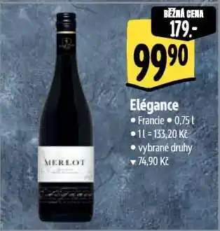 Albert Elégance Merlot nabídka