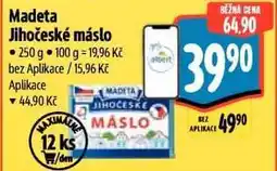 Albert Madeta Jihočeské máslo nabídka