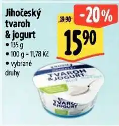 Albert Jihočeský tvaroh & jogurt nabídka