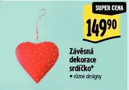 Albert Závěsná dekorace srdíčko nabídka