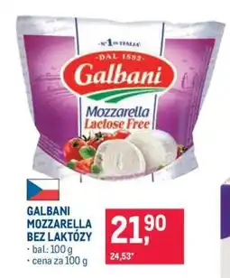 Makro Galbani Mozzarella bez laktózy nabídka