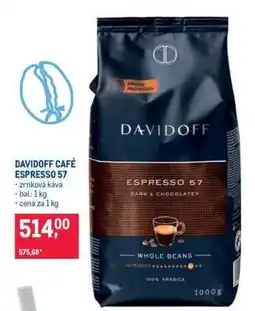 Makro DAVIDOFF CAFÉ ESPRESSO 57 nabídka