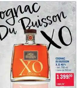 Makro COGNAC DU BUISSON X. O. 40 % nabídka